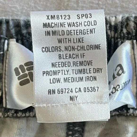 Columbia Fish Print Pajama Pants Men’s L Vintage Wide Leg Baggy Trout Loose Y2K - Picture 11 of 11